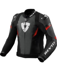 CHAQUETA REVIT CONTROL NEGRO/ROJO-FLUOR
