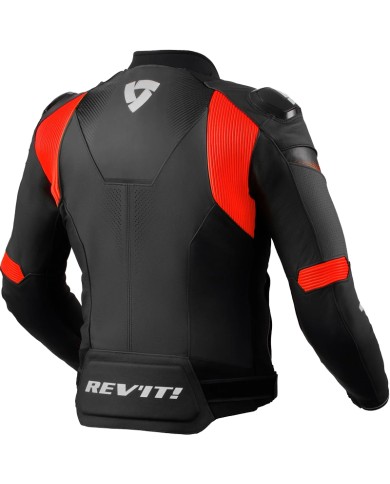 CHAQUETA REVIT CONTROL NEGRO/ROJO-FLUOR
