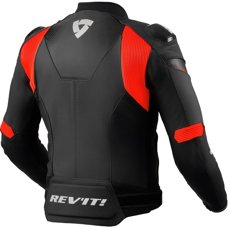 CHAQUETA REVIT CONTROL NEGRO/ROJO-FLUOR