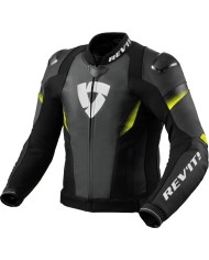 CHAQUETA REVIT CONTROL NEGRO/AMARILLO-FLUOR