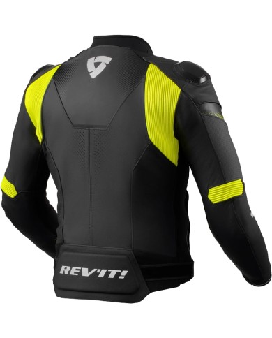 CHAQUETA REVIT CONTROL NEGRO/AMARILLO-FLUOR