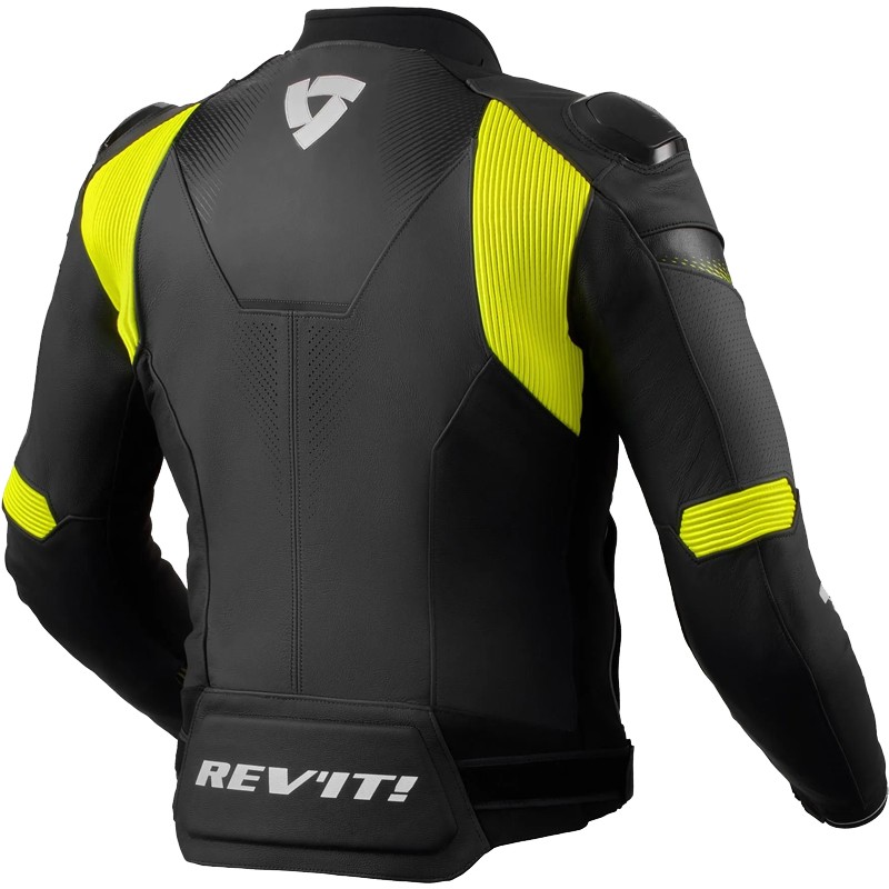 CHAQUETA REVIT CONTROL NEGRO/AMARILLO-FLUOR
