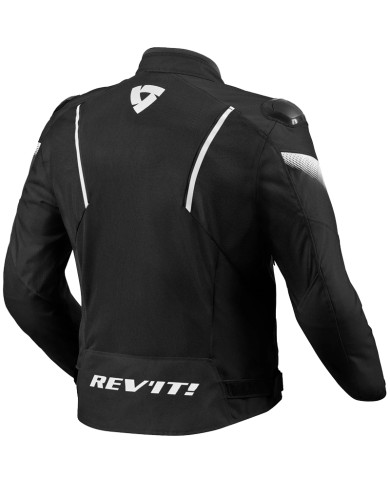 CHAQUETA REVIT CONTROL AIR H2O NEGRO/BLANCO