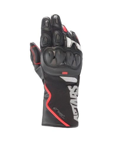 GUANTES ALPINESTARS SP-365 DRYSTAR BLACK/RED FLUO/WHITE
