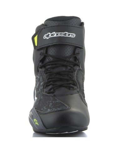 ZAPATILLAS ALPINESTARS FASTER-3 BLACK/YELLOW FLUO