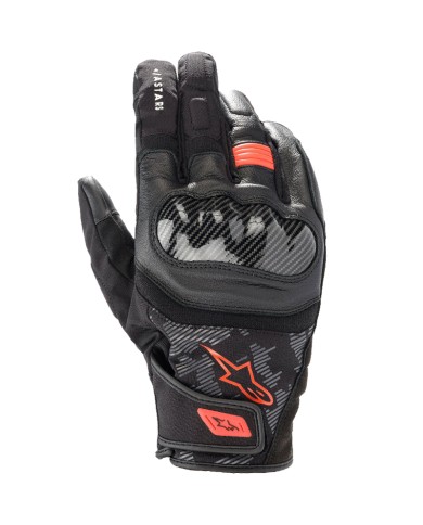 GUANTES ALPINESTARS SMX Z DRYSTAR BLACK/RED FLUO