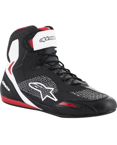 ZAPATILLAS ALPINESTARS FASTER-3 RIDEKNIT BLACK/WHITE/RED