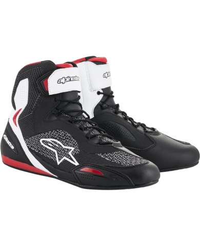 ZAPATILLAS ALPINESTARS FASTER-3 RIDEKNIT BLACK/WHITE/RED
