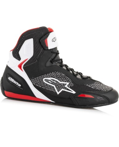 ZAPATILLAS ALPINESTARS FASTER-3 RIDEKNIT BLACK/WHITE/RED
