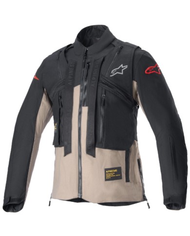 CHAQUETA ALPINESTARS TECHDURA BLACK/FALCON BROWN