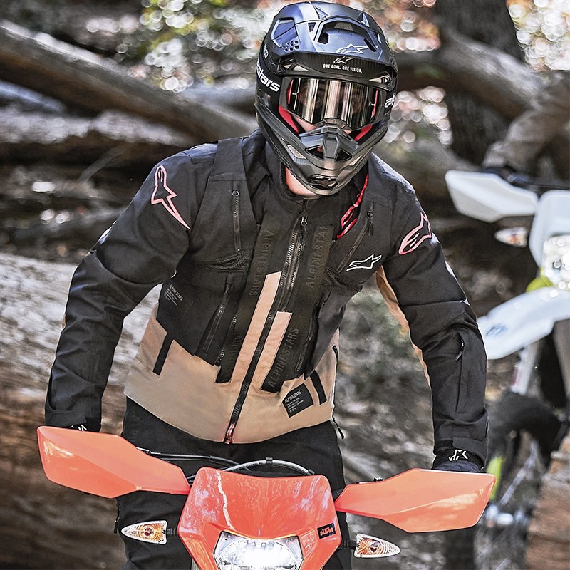 CHAQUETA ALPINESTARS TECHDURA BLACK/FALCON BROWN