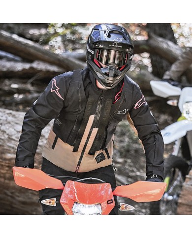 CHAQUETA ALPINESTARS TECHDURA FALCON BROWN/NIGHT NAVY