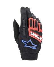 GUANTES ALPINESTARS FULL BORE XT BLACK/BRIGHT RED/BLUE