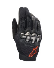 GUANTES ALPINESTARS MEGAWATT BLACK/RED FLUO