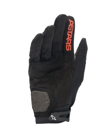 GUANTES ALPINESTARS MEGAWATT BLACK/RED FLUO