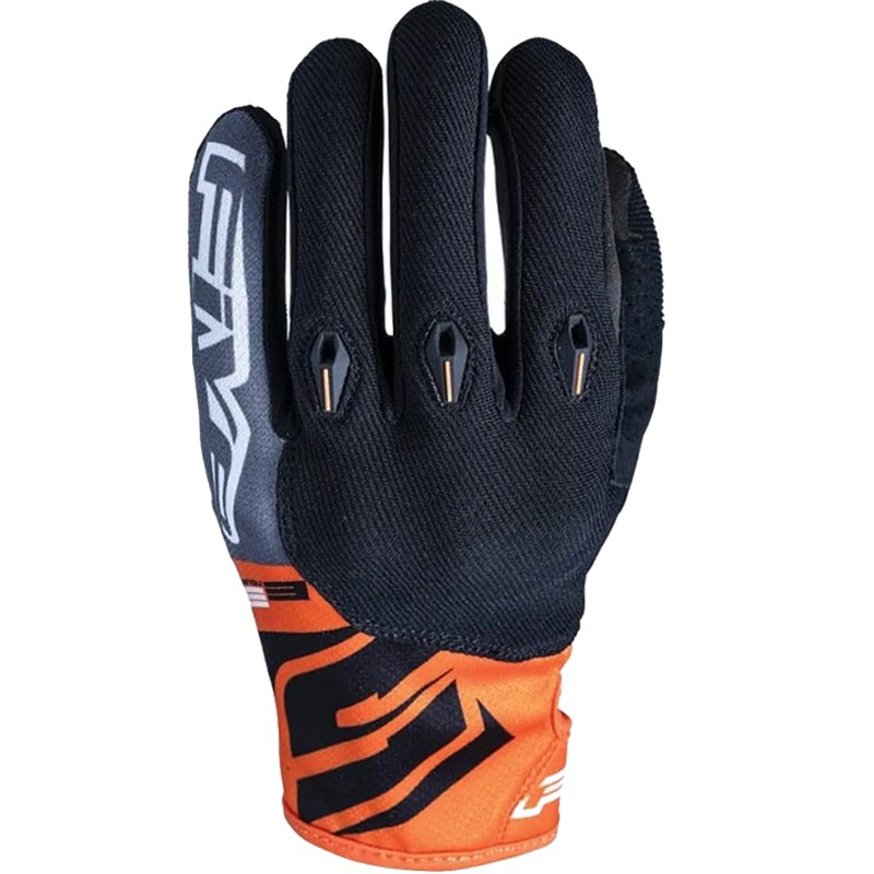 GUANTES FIVE E3 EVO ORANGE/BLACK