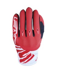 GUANTES FIVE E3 EVO WHITE/RED