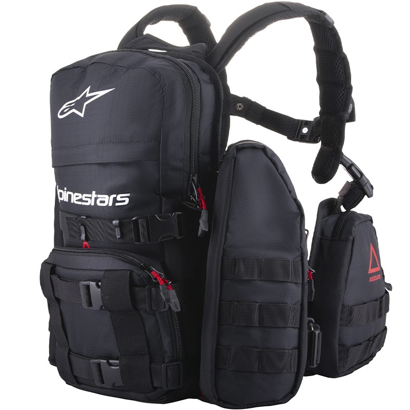 MOCHILA ALPINESTARS TECHDURA TACTICAL PACK BLACK/WHITE
