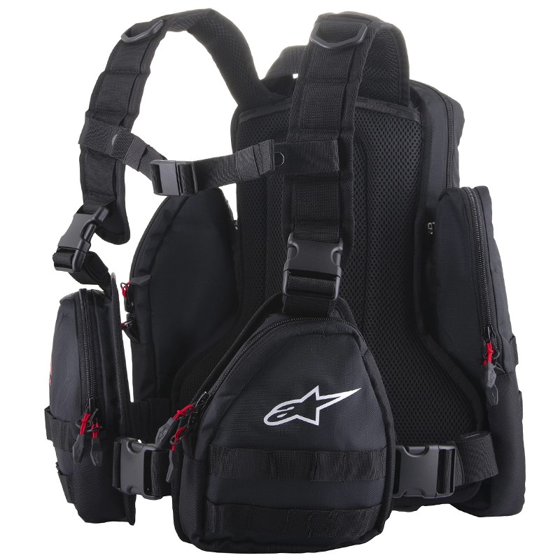MOCHILA ALPINESTARS TECHDURA TACTICAL PACK BLACK/WHITE