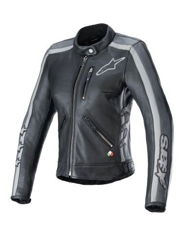 CHAQUETA ALPINESTARS STELLA DYNO LADY BLACK TAR/GREY DARK/GREY