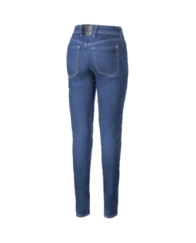 PANTALONES VAQUEROS ALPINESTARS DAISY V3 LADY RIDING RINSE BLUE