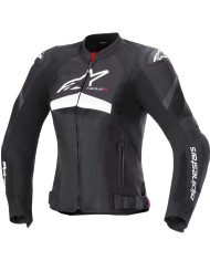CHAQUETA ALPINESTARS STELLA T-GP PLUS R V4 AIRFLOW LADY BLACK/WHITE