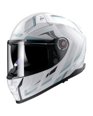 CASCO LS2 VECTOR II ALIZER MATT WHITE/SILVER