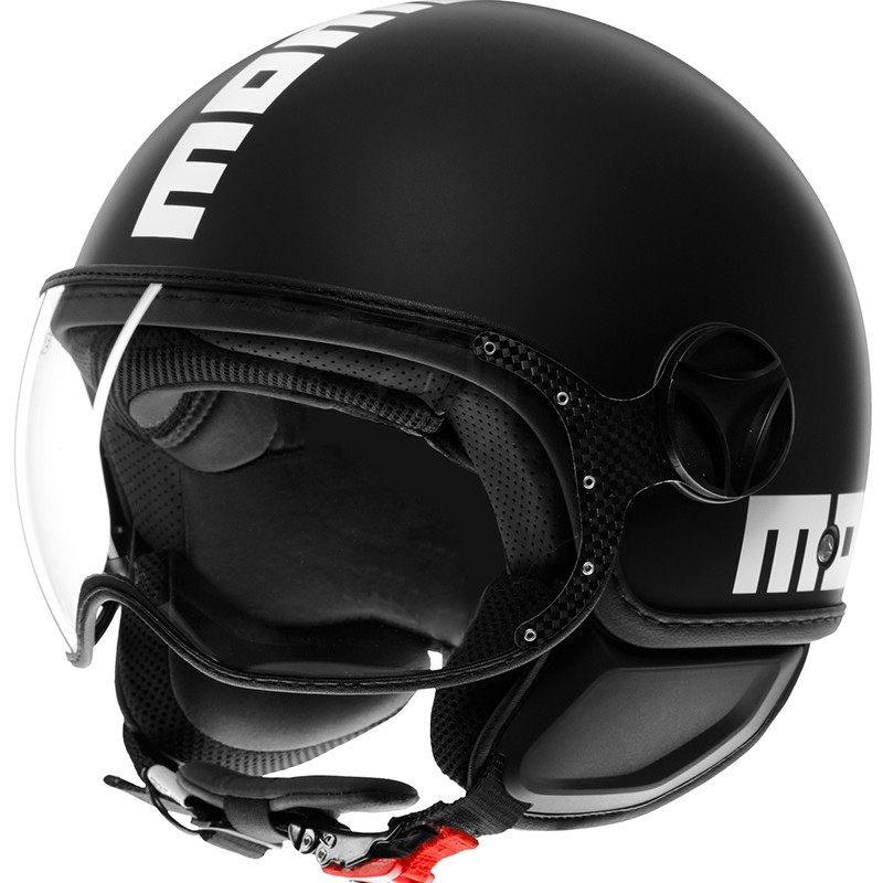 CASCO MOMO DESIGN FGTR CLASSIC 2206 MATT-BLACK/WHITE