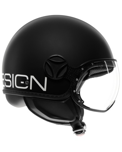 CASCO MOMO DESIGN FGTR CLASSIC 2206 MATT-BLACK/WHITE