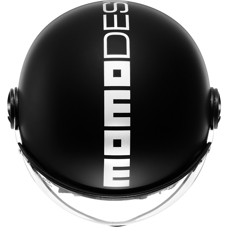 CASCO MOMO DESIGN FGTR CLASSIC 2206 MATT-BLACK/WHITE