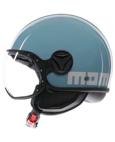 CASCO MOMO DESIGN FGTR CLASSIC 2206 CANDY-SKY-BLUE/WHITE