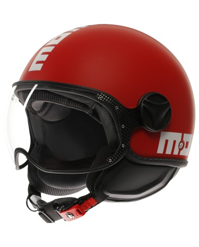 CASCO MOMO DESIGN FGTR CLASSIC 2206 CANDY-MATT-RED/WHITE