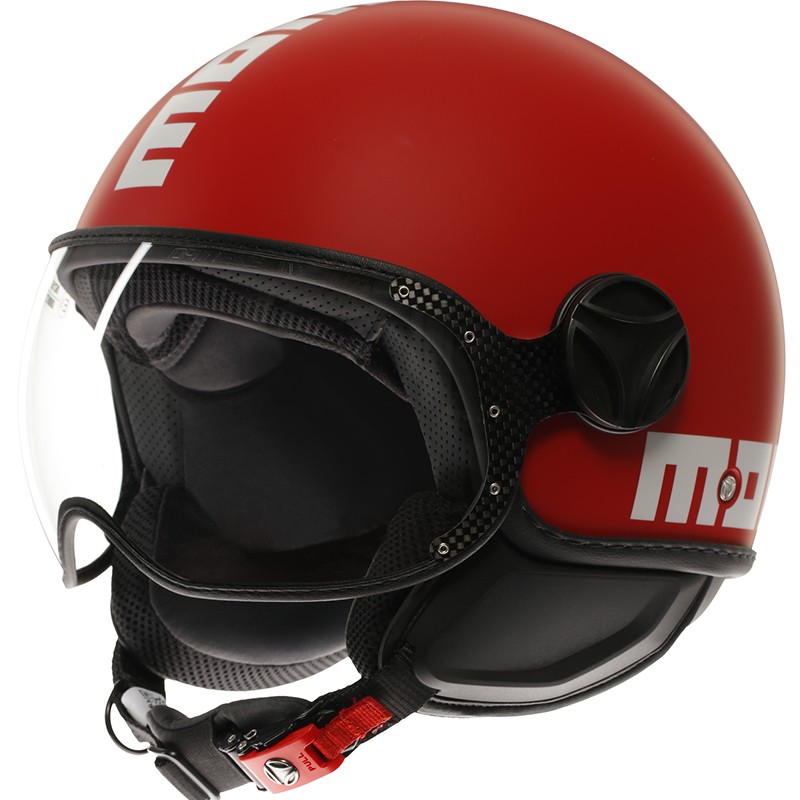 CASCO MOMO DESIGN FGTR CLASSIC 2206 CANDY-MATT-RED/WHITE