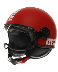 CASCO MOMO DESIGN FGTR CLASSIC 2206 CANDY-MATT-RED/WHITE