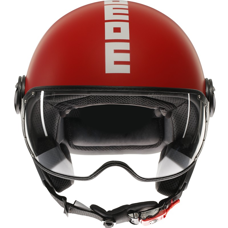 CASCO MOMO DESIGN FGTR CLASSIC 2206 CANDY-MATT-RED/WHITE