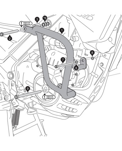 DEFENSAS DE MOTOR SW-MOTECH CRASH BAR BMW SBL.07.775.10000/B