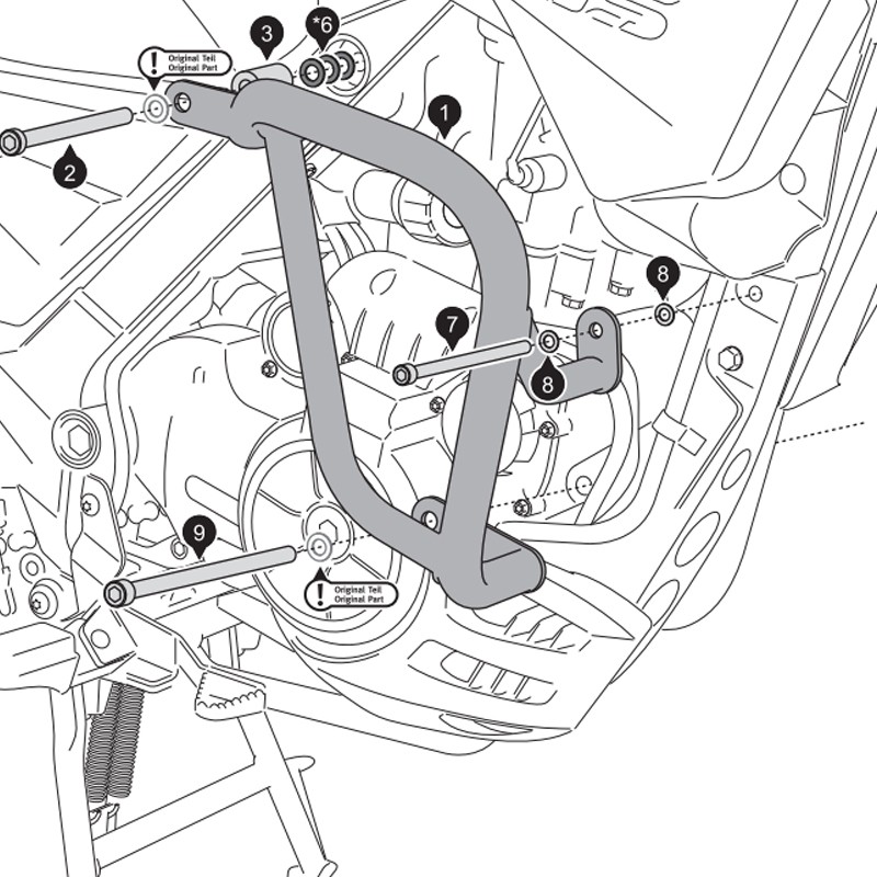 DEFENSAS DE MOTOR SW-MOTECH CRASH BAR BMW SBL.07.775.10000/B