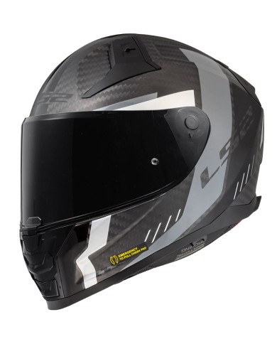 CASCO LS2 VECTOR II CARBON GRID MATT BLACK/GREY