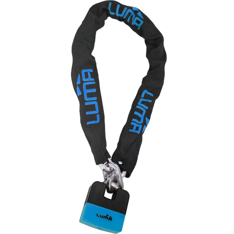 CADENA + CANDADO LUMA 28 CHAIN PLUS AZUL DE 170