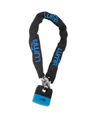 CADENA + CANDADO LUMA 28 CHAIN PLUS AZUL DE 170