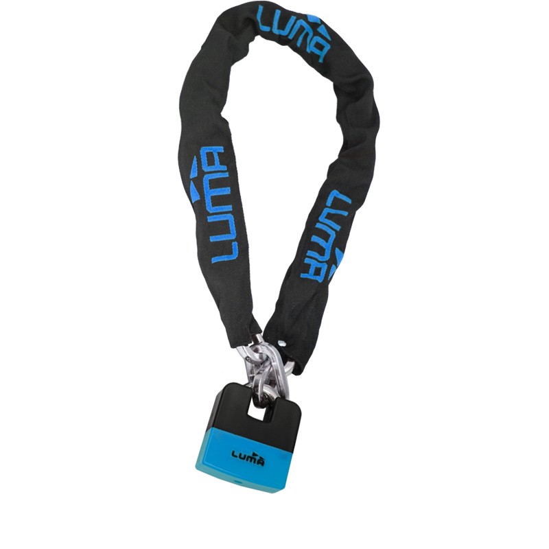 CADENA + CANDADO LUMA 28 CHAIN PLUS AZUL DE 120
