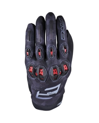 GUANTES FIVE STUNT EVO 2 CAMO/ROJO