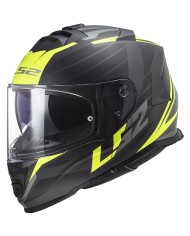 CASCO LS2 STORM II NERVE MATT BLACK/YELLOW FLUO ECE-06