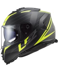 CASCO LS2 STORM II NERVE MATT BLACK/YELLOW FLUO ECE-06