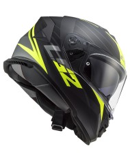 CASCO LS2 STORM II NERVE MATT BLACK/YELLOW FLUO ECE-06