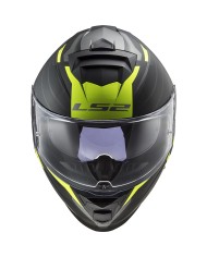 CASCO LS2 STORM II NERVE MATT BLACK/YELLOW FLUO ECE-06