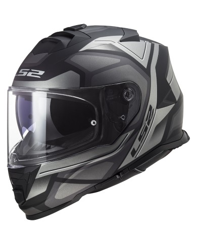 CASCO LS2 STORM II FASTER MATT TITANIO