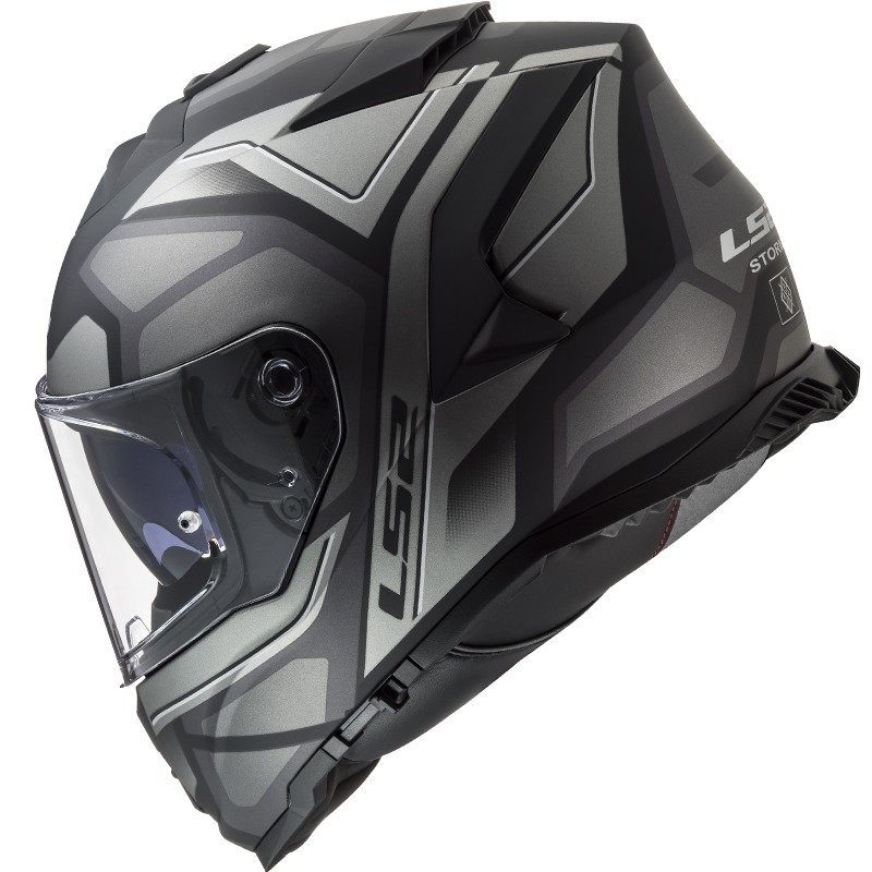 CASCO LS2 STORM II FASTER MATT TITANIO