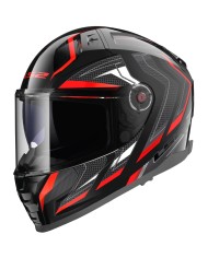CASCO LS2 VECTOR II ALIZER BLACK/RED