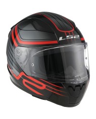 CASCO LS2 RAPID II CIRCUIT BLACK/RED